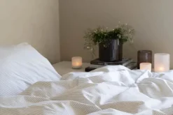 Borås Cotton Cille Sengetøj B 200 x L 220 cm - Bomuld - Beige