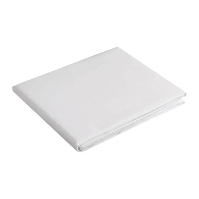 Borås Cotton Cloud Splitlagen - U B 200 x L 210 cm - Bomuldssatin - Hvid