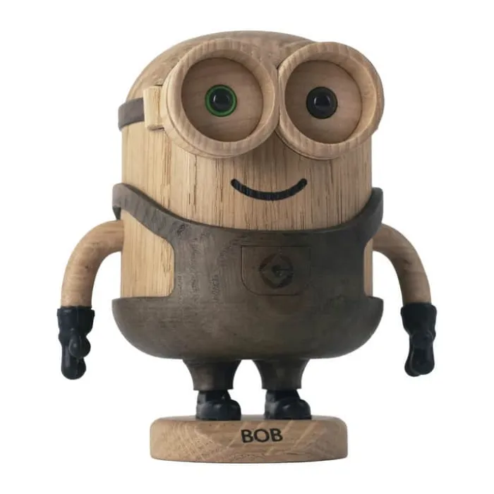 BOYHOOD Minions Bob træfigur Str. S - Egetræ