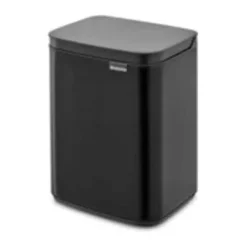 Brabantia BO Affaldsspand 4 liter - Stål/plastik - Matt black