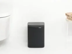 Brabantia BO Affaldsspand 4 liter - Stål/plastik - Matt black