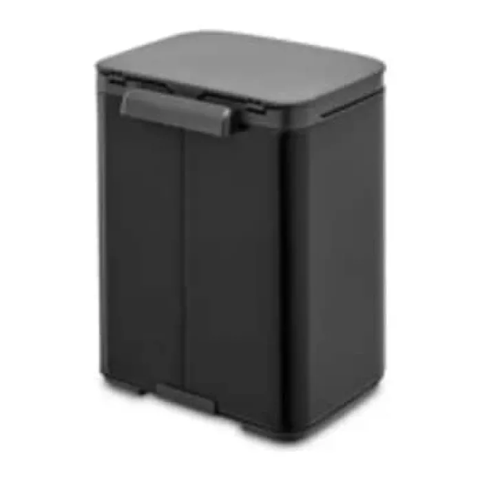 Brabantia BO Affaldsspand 4 liter - Stål/plastik - Matt black