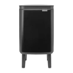 Brabantia BO Hi Affaldsspand 4 liter - Stål/plastik - Matt black