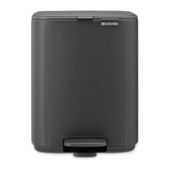 Brabantia Bo Pedalspand 7 liter -Stål - Grå