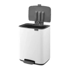 Brabantia Bo Pedalspand 12 liter - Stål - Hvid