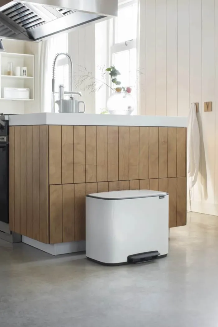 Brabantia BO Pedalspand 11/23 liter - Metal - Hvid