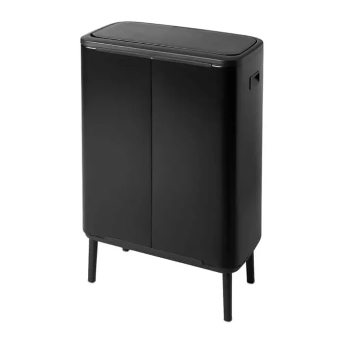 Brabantia Bo Touch Affaldsspand 60 liter - Plastik/stål - Mat sort