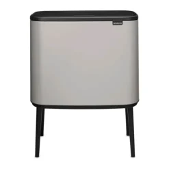 Brabantia Bo Touch affaldsspand 3/11 liter - Stål - Soft Grey