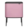 Brabantia Bo Touch affaldsspand 11/23 liter - Stål - Lilac pink