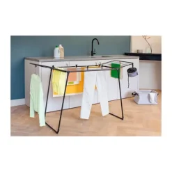 Brabantia HangOn Tørrestativ Tørreplads: 18 meter - Stål - Mat Black