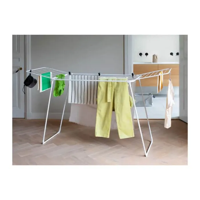Brabantia HangOn Tørrestativ Tørreplads: 22 meter - Stål - Hvid
