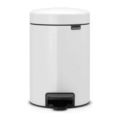 Brabantia NewIcon Pedalspand 3 liter - Plastik/stål - Hvid