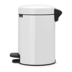 Brabantia NewIcon Pedalspand 3 liter - Plastik/stål - Hvid