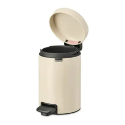 Brabantia NewIcon Pedalspand 3 liter - Stål/plastik - Soft beige