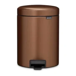 Brabantia NewIcon Pedalspand 5 liter - Stål - Warm bronze