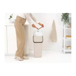 Brabantia Sort & Go Affaldsspand 40 liter - Plastik - Soft beige