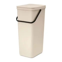 Brabantia Sort & Go Affaldsspand 40 liter - Plastik - Soft beige