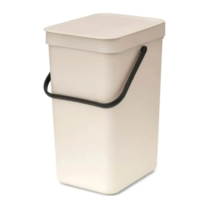 Brabantia Sort & Go Affaldsspand 12 liter - Plastik - Soft beige
