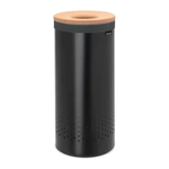 Brabantia Vasketøjskurv 35 liter - Med korklåg - Sort