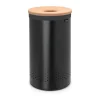 Brabantia Vasketøjskurv 60 liter - Med korklåg - Sort