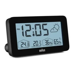 Braun BC13 Vejrstation B 13,5 cm - Plastik - Sort