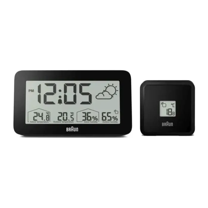 Braun BC13 Vejrstation B 13,5 cm - Plastik - Sort