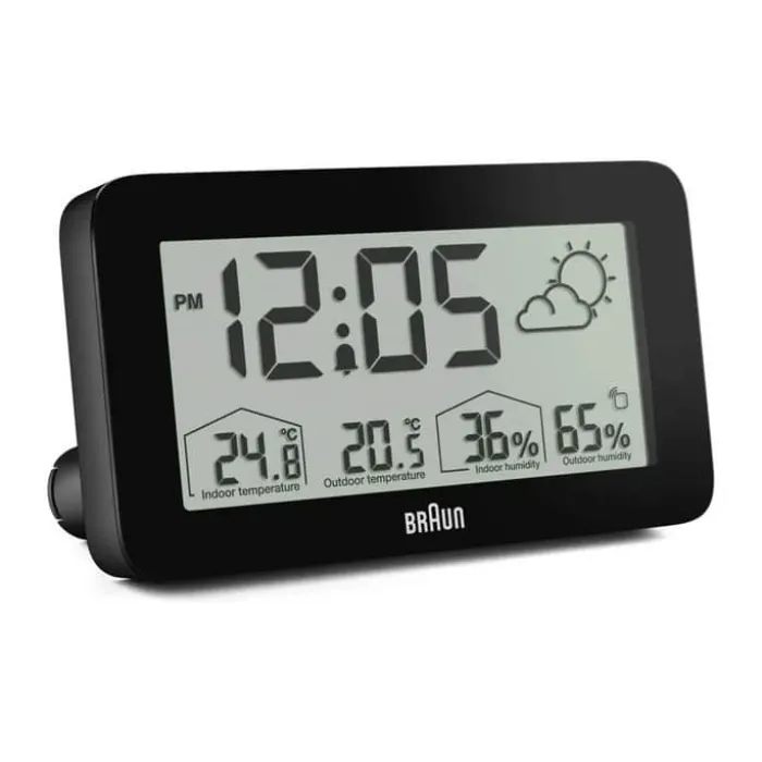 Braun BC13 Vejrstation B 13,5 cm - Plastik - Sort