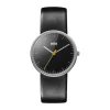 Braun Classic Armbåndsur - Dame Ø 3,1 cm - Rustfrit stål/læder - Sort/sølv