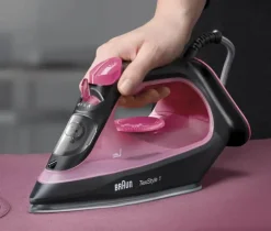 Braun Dampstrygejern SI1070PU Keramisk strygesål - Dampskud: 130 g/min - Vandtank 220 ml