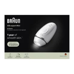 Braun IPL Silk·expert Mini Hårfjerner IPL-teknologi - Plastik - Hvid
