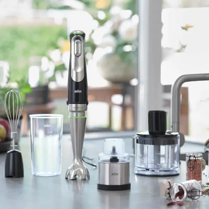 Braun Multiquick 9 Stavblender MQ9138 1200 Watt - Med AntiSplash - Inkl. tilbehør