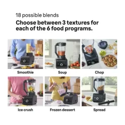 Braun Power Blend 9 Blender JB9040BK 1600 watt - 9 indstillinger - Sort