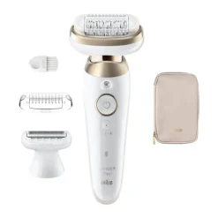 Braun Silk·épil 9 Flex Epilator Brugstid: 50 min. - Vandtæt - Hvid