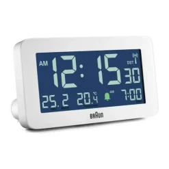 Braun Vækkeur BC10-DCF H 9 x B 13 cm - Plastik - Hvid