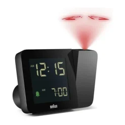 Braun Vækkeur BC15 H 9 x B 13 cm - Plastik - Sort