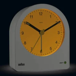 Braun Vækkeur BC22W H 9,7 cm x B 8,6 cm - Plastik - Hvid