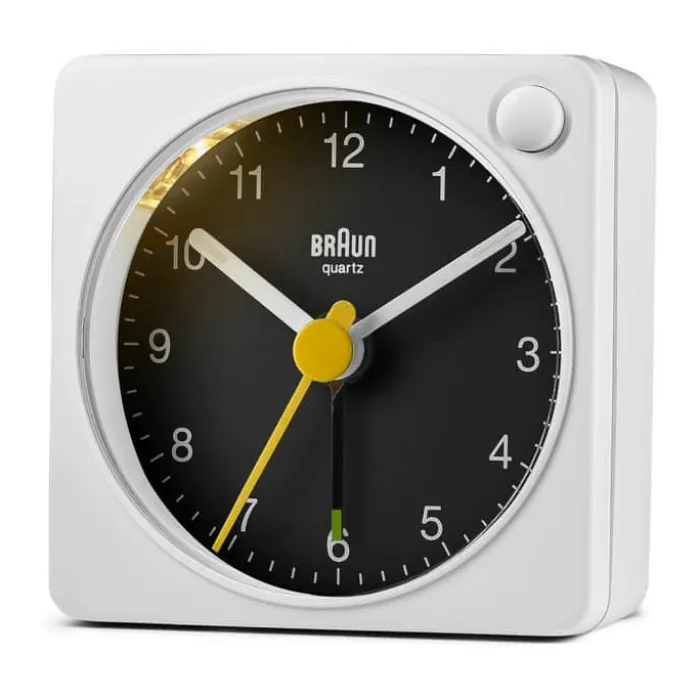 Braun Vækkeur BC02XWB H 5,7 cm x B 5,7 cm - Plastik - Hvid