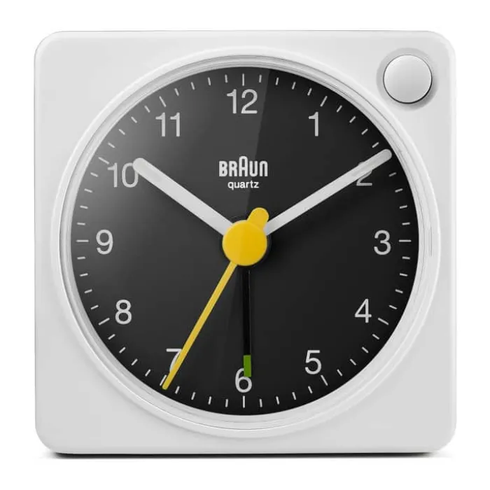 Braun Vækkeur BC02XWB H 5,7 cm x B 5,7 cm - Plastik - Hvid