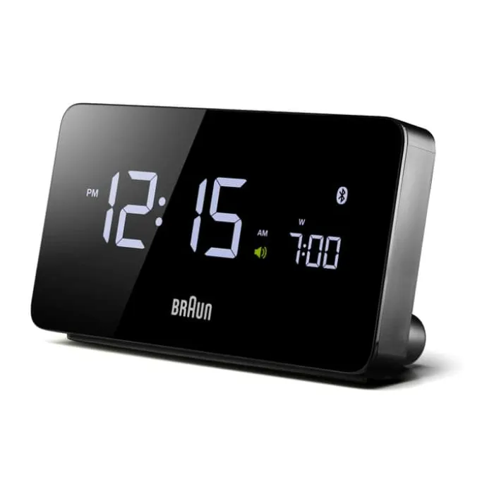 Braun Vækkeur BNC020 H 7,5 x B 14 x D 4 cm - Plastik - Sort
