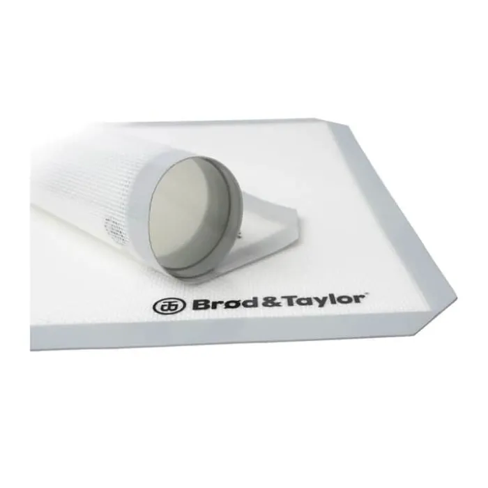 Brød & Taylor Bagemåtte - 7 stk. B 29 x L 40,5 cm - Silikone - Hvid