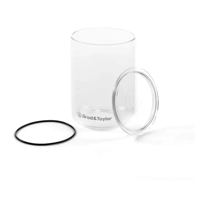 Brød & Taylor Surdejsglas Ø 10,2 x H 12,7 cm - Glas - Klar
