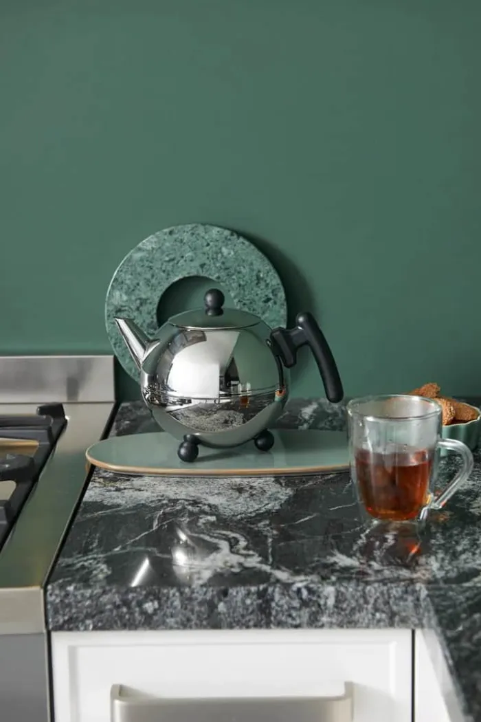 Bredemeijer Bella Ronde Tekande 1,2 liter - Rustfrit stål - Sort