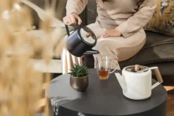 Bredemeijer Duet Boston Tekande 1,1 liter - Rustfrit stål - Mat sort
