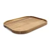 Bredemeijer Kyoto Serveringsbakke L 40 cm - Akacietræ - Natur