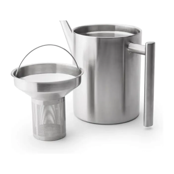 Bredemeijer Minuet Tekande 1,2 liter - Rustfrit stål - Mat sølvfarvet