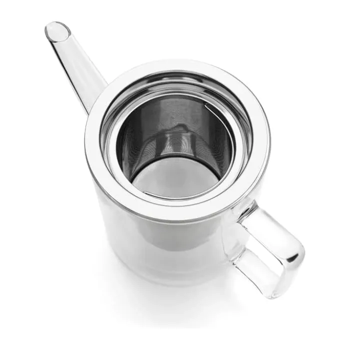 Bredemeijer Tekande m. Filter 1 liter - Glas/rustfrit stål - Klar