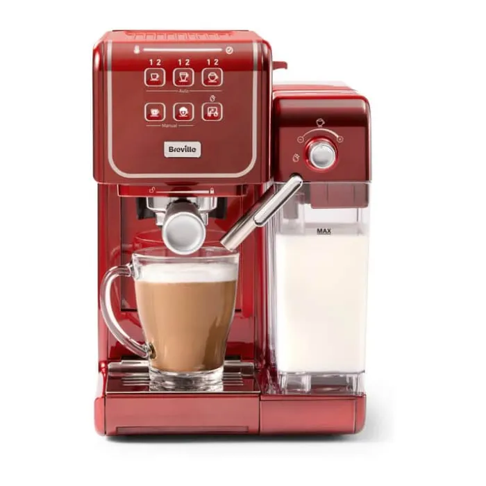 Breville Prima Latte IlI 1245 Watt - Rød