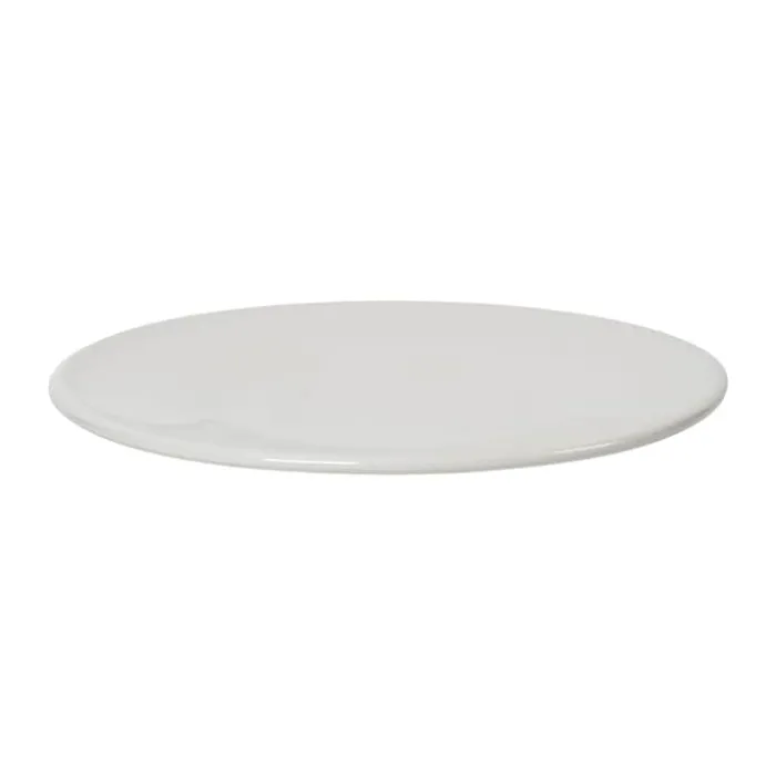Broste Copenhagen Alfredo Serveringsfad Ø 35 x H 3,5 cm - Stentøj - Light Grey