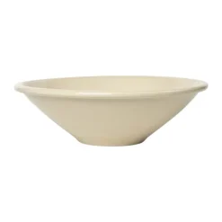 Broste Copenhagen Alfredo Skål Ø 24 x H 7,5 cm - Stentøj - Beige
