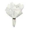 Broste Copenhagen Alice Stofserviet B 45 x L 45 cm - Bomuld - Sort